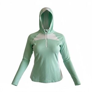 Columbia Omni-Shade Half Zip Hooded Pullover | Size L